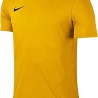 Nike Trička s krátkým rukávem Park VI Dri Fit Žlutá