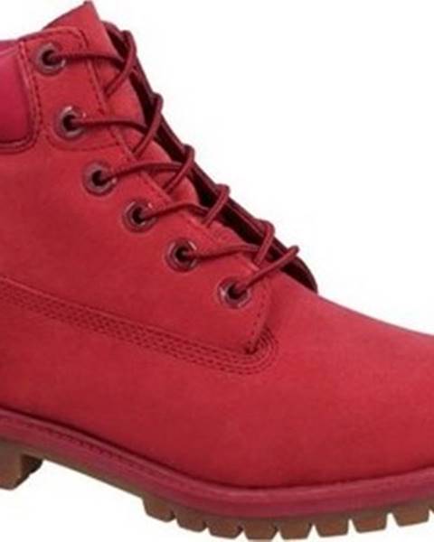 Červené boty Timberland