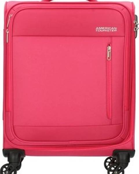 Růžový kufr American tourister