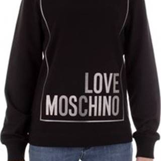 Love Moschino Mikiny W637402E2124 Černá