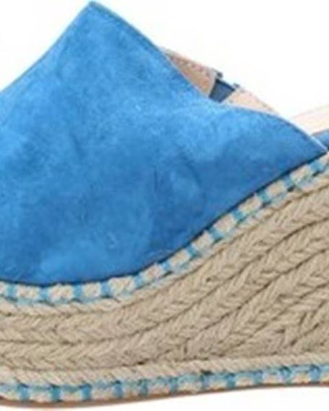 Modré sandály Sara Lopez