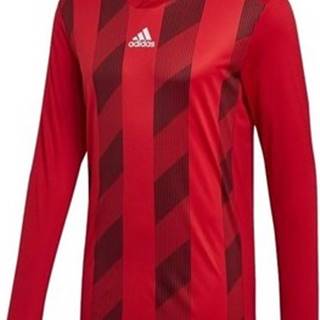 adidas Trička s dlouhými rukávy Striped 19 Červená