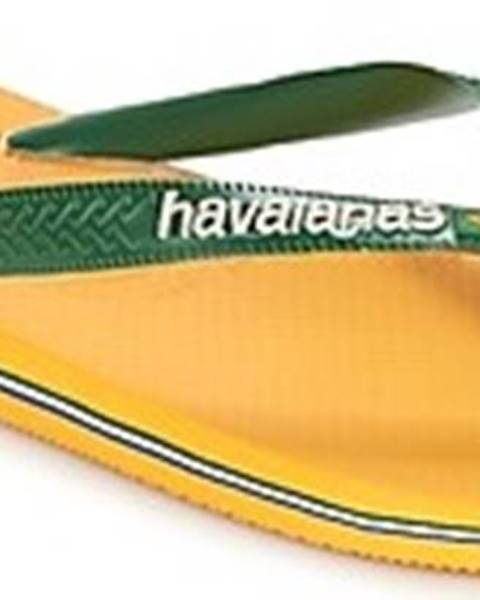 Žluté pantofle havaianas