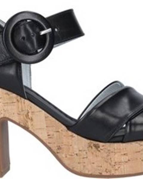 Černé sandály Nero Giardini