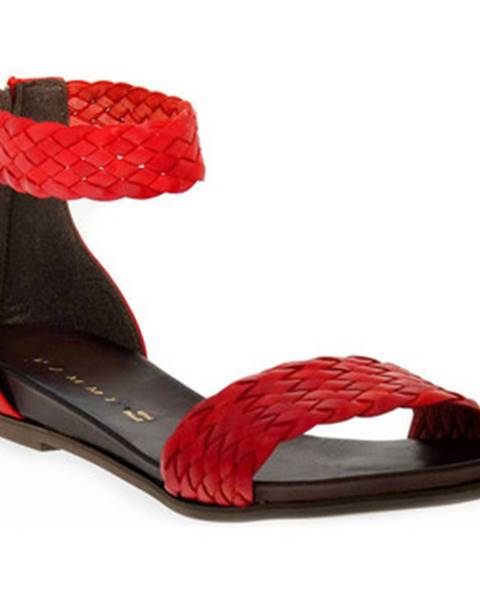 Červené sandály Sono Italiana