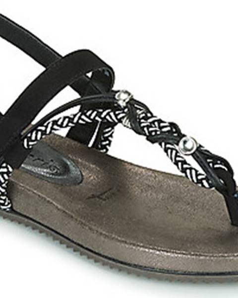 Černé sandály tamaris