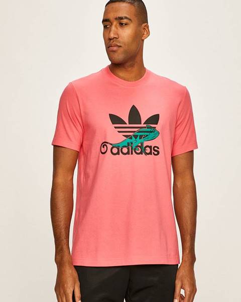 Růžové tričko adidas originals