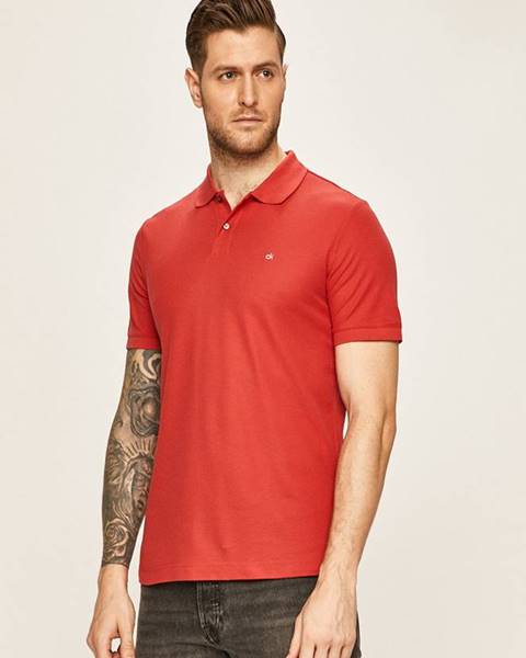 Červené tričko Calvin Klein