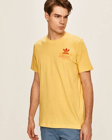 Žluté tričko adidas originals