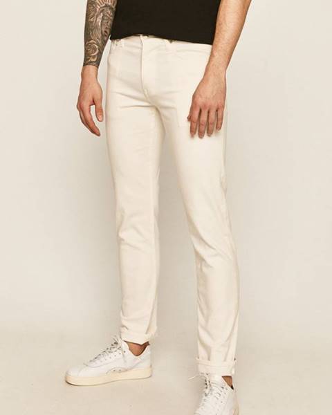 Béžové kalhoty Calvin Klein