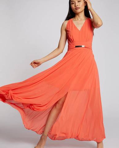 Oranžové šaty Morgan