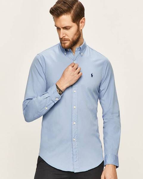 Modrá košile Polo Ralph Lauren