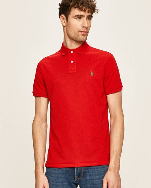 Červené tričko Polo Ralph Lauren