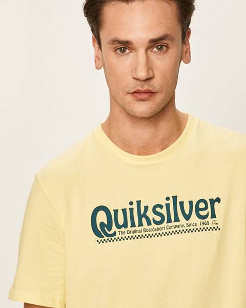 Žluté tričko quiksilver