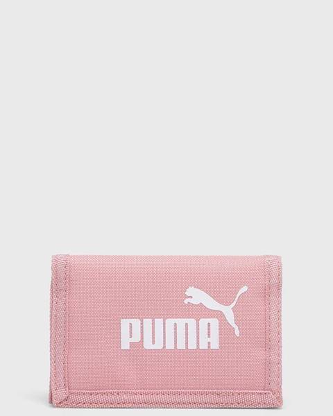 Růžová peněženka puma