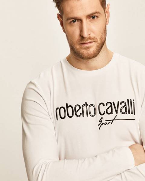 Bílé tričko ROBERTO CAVALLI SPORT