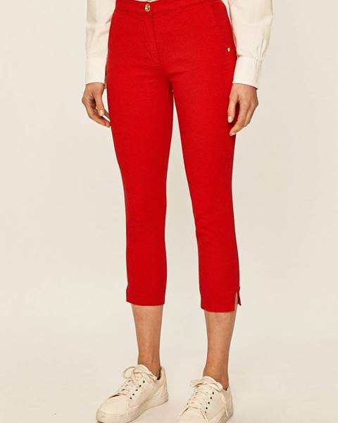 Červené kalhoty Trussardi Jeans