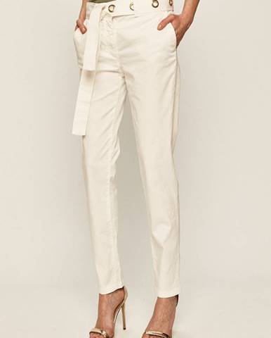 Bílé kalhoty Trussardi Jeans