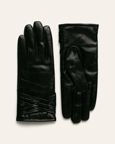 Černé rukavice ANSWEAR
