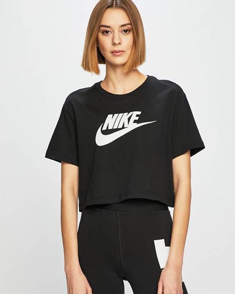 Černý top Nike Sportswear