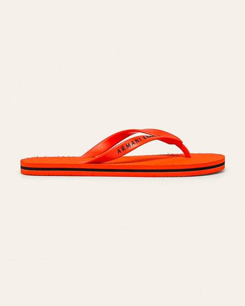 Oranžové boty Armani Exchange