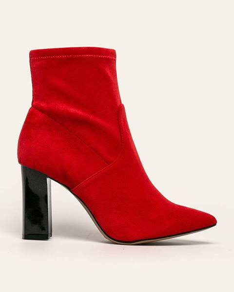 Červené boty Caprice