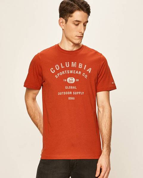 Červené tričko columbia