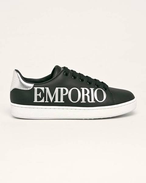 Černé boty Emporio Armani