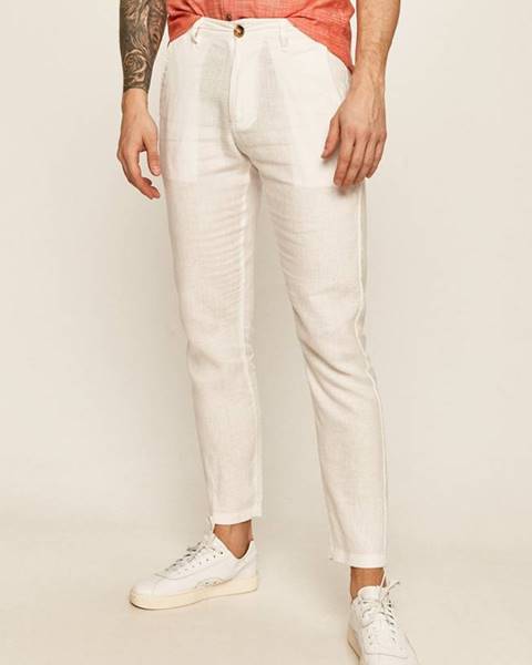 Bílé kalhoty Guess Jeans