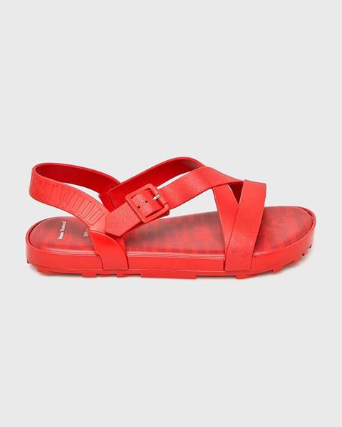 Červené boty Melissa