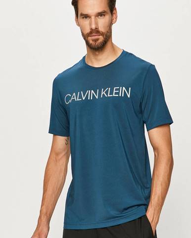 Modré tričko Calvin Klein Performance