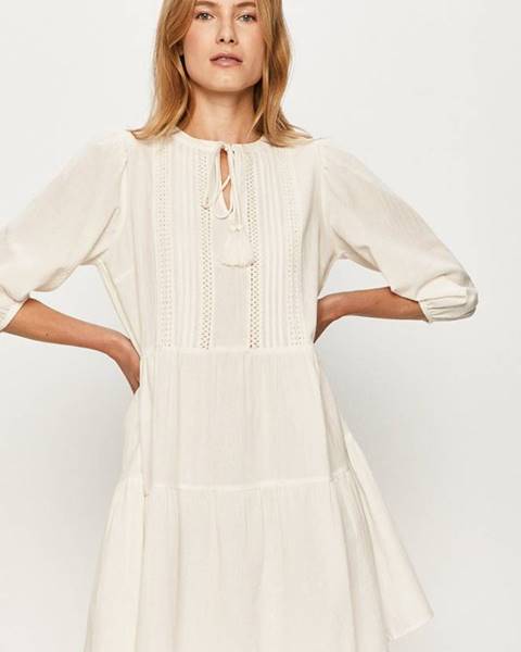Bílé šaty vero moda