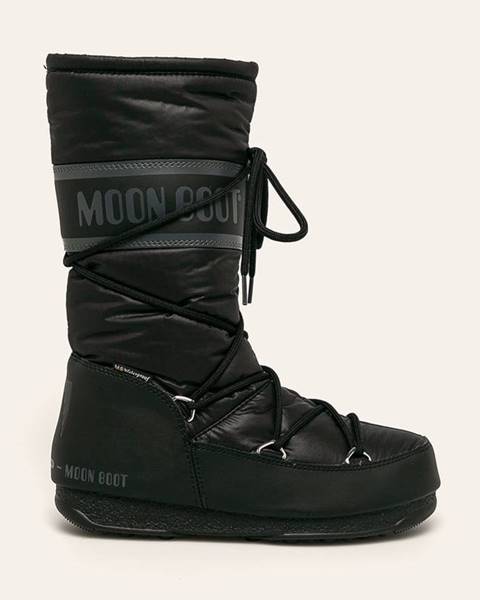 Černé boty Moon Boot