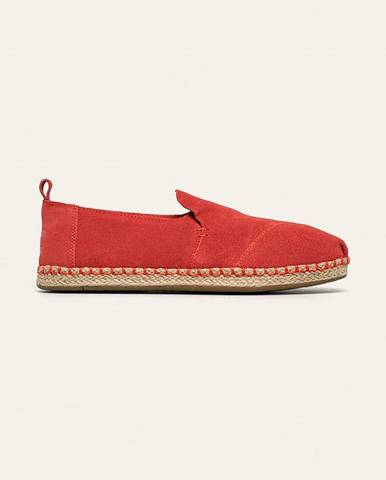 Červené boty toms