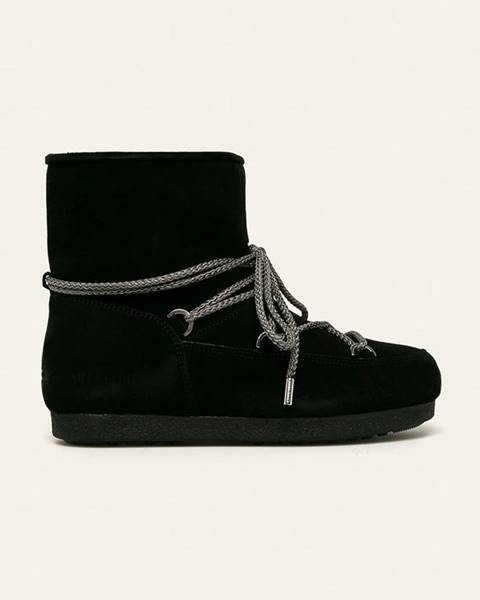 Černé boty Moon Boot