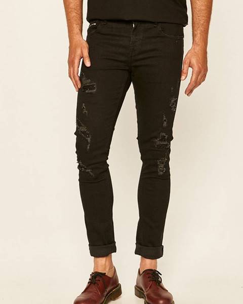 Černé kalhoty Guess Jeans