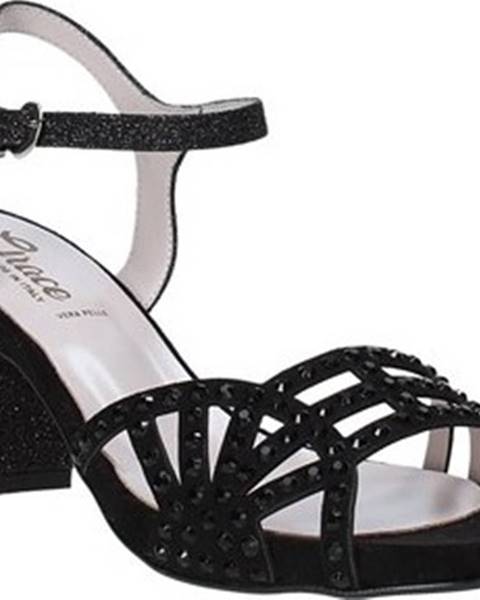 Černé sandály Grace Shoes
