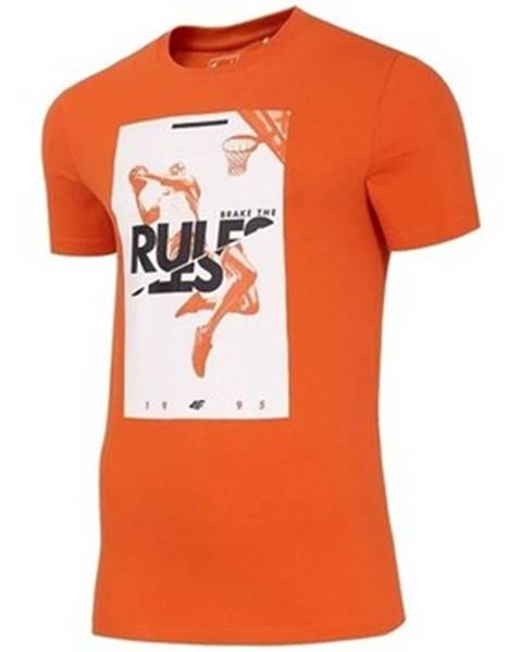Oranžové tričko 4F