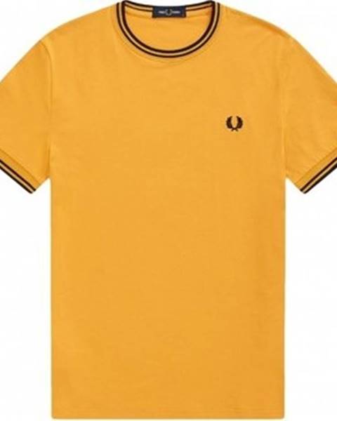Žluté tričko Fred Perry