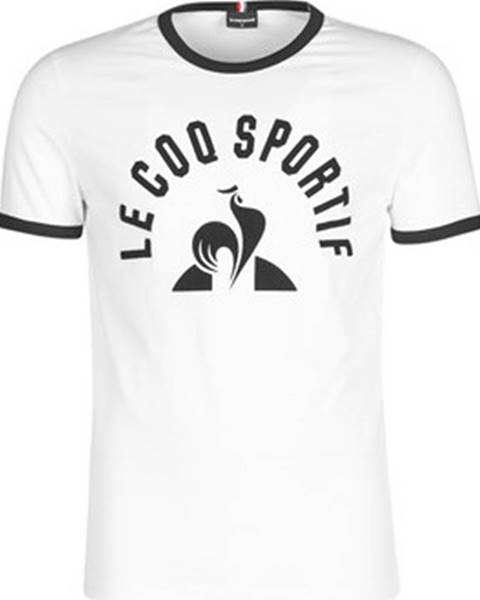 Bílé tričko Le Coq Sportif