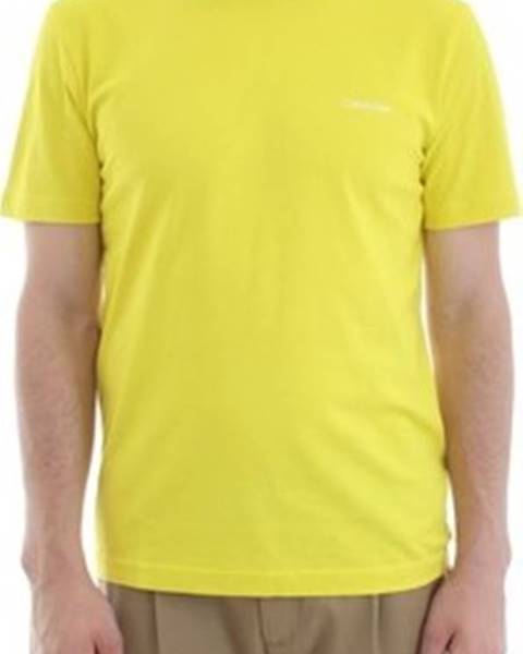 Žluté tričko calvin klein jeans