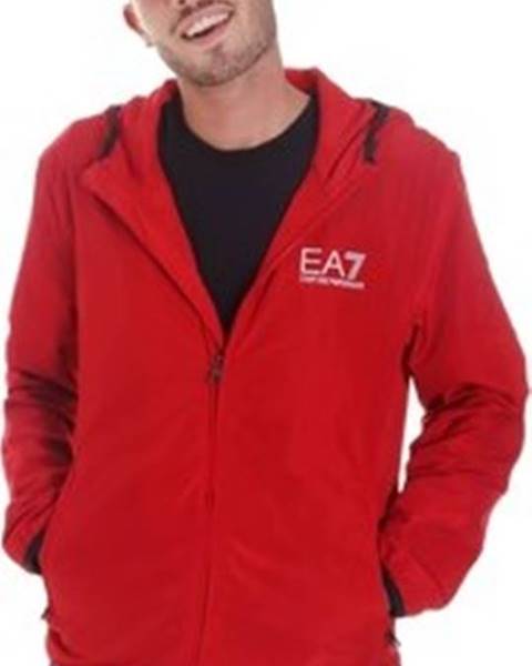 Červená bunda Emporio Armani EA7