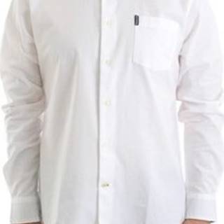 Košile s dlouhymi rukáv MSH4795 Bílá