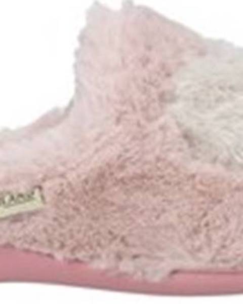 Růžové domácí boty Grunland