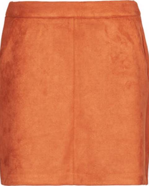 Oranžová sukně vero moda