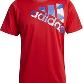 adidas Košile s krátkými rukávy Tričko Tokyo Badge of Sport Červená