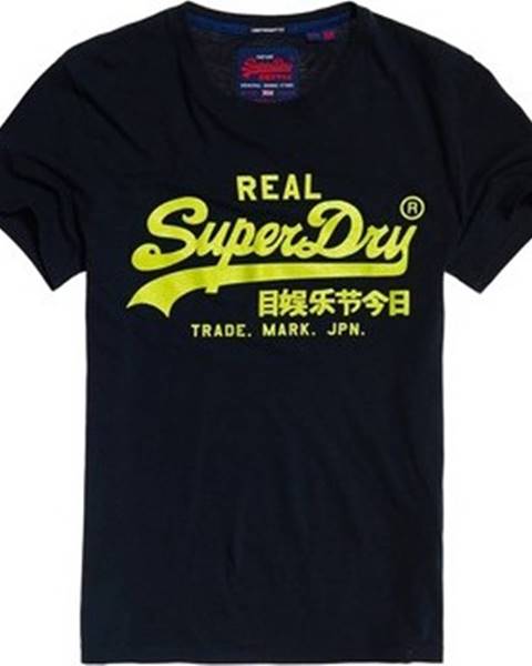 Modré tričko superdry