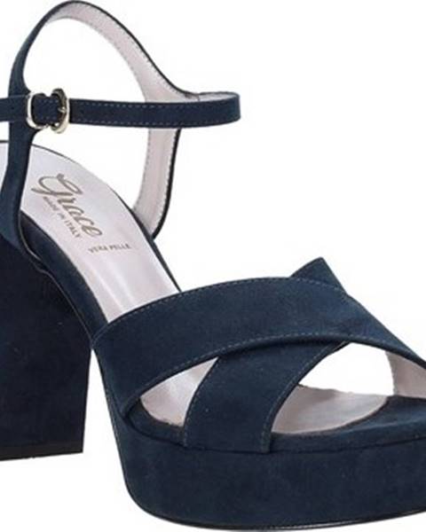 Modré sandály Grace Shoes