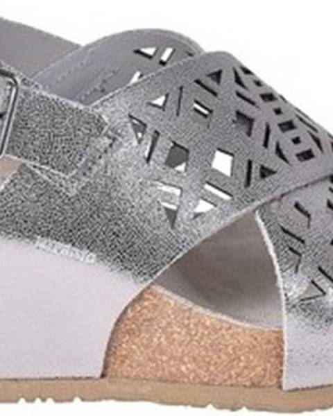 Stříbrné sandály Mephisto