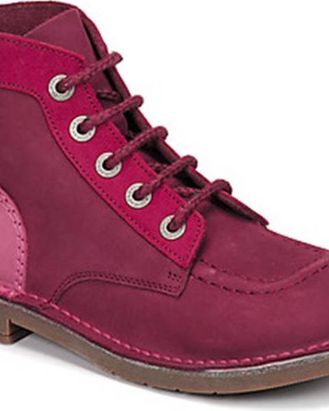 Růžové boty Kickers